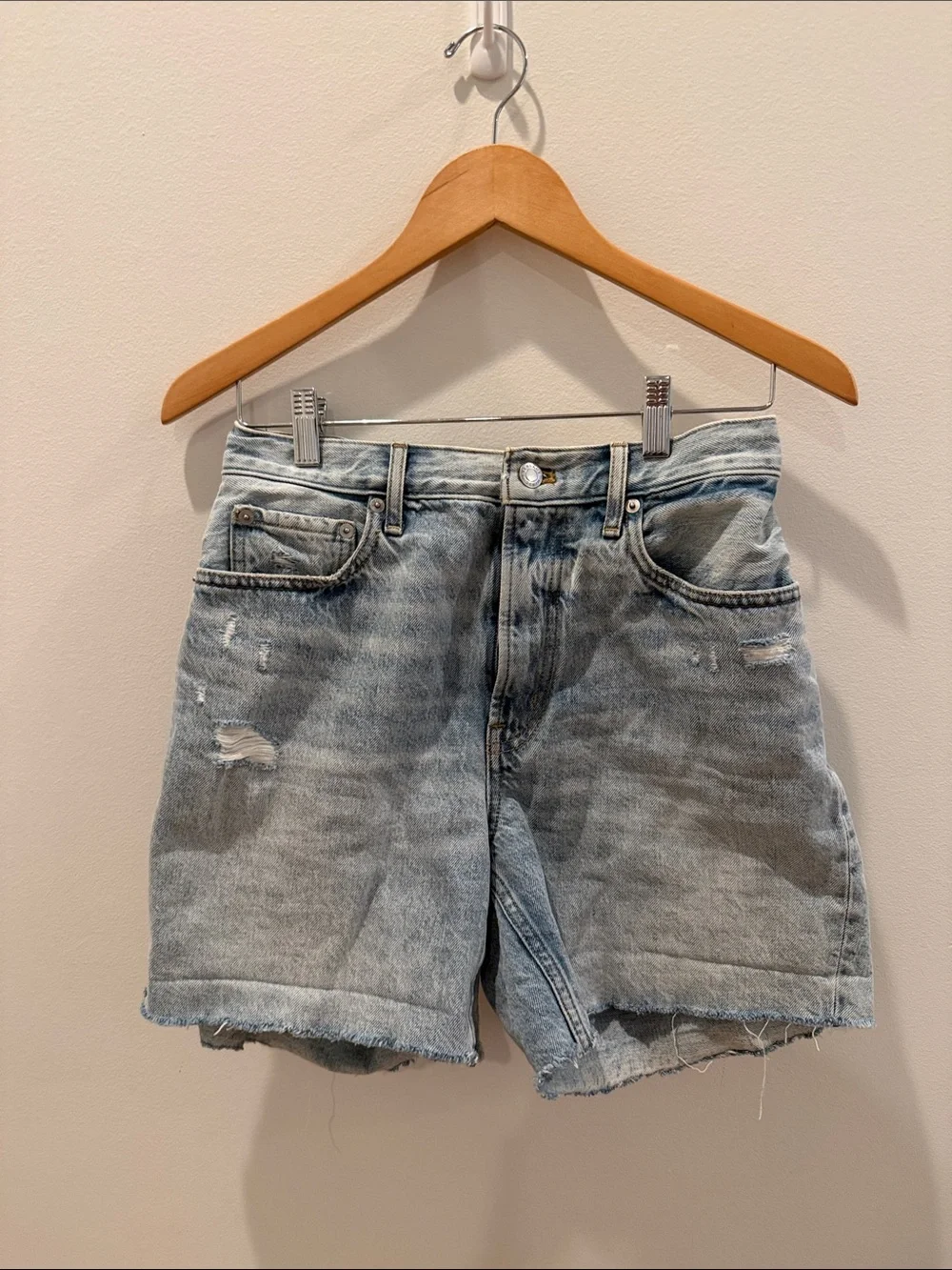 Everlane Light Blue Denim Shorts